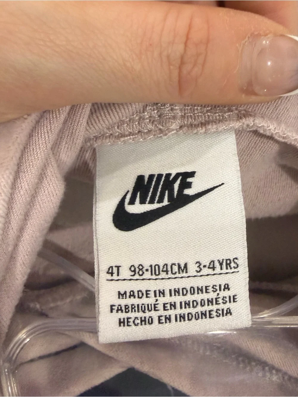 Nike Kids Velour Hoodie & Pants Set - Dusty Mauve